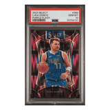 Luka Doncic PSA 10 2023 Panini Select Purple Flash Card #350