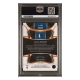 Luka Doncic PSA 10 2023 Panini Select Purple Flash Card #350