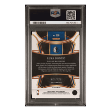Luka Doncic PSA 10 2023 Panini Select Purple Flash Card #350