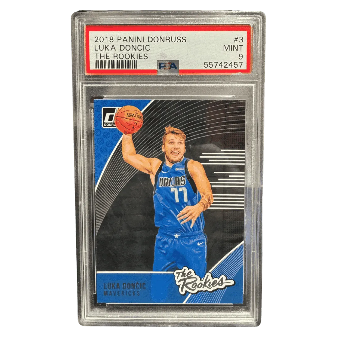Luka Doncic PSA 9 2018 Panini Donruss The Rookies Card #3
