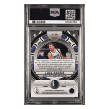 Luka Doncic PSA 9 2023 Panini Obsidian Orbital EE Gold Flood #d/10 Card #29