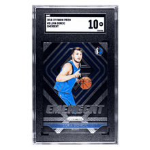 Luka Doncic SGC 10 2018-19 Panini Prizm Emergent Card #3
