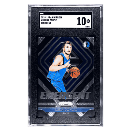 Luka Doncic SGC 10 2018-19 Panini Prizm Emergent Card #3