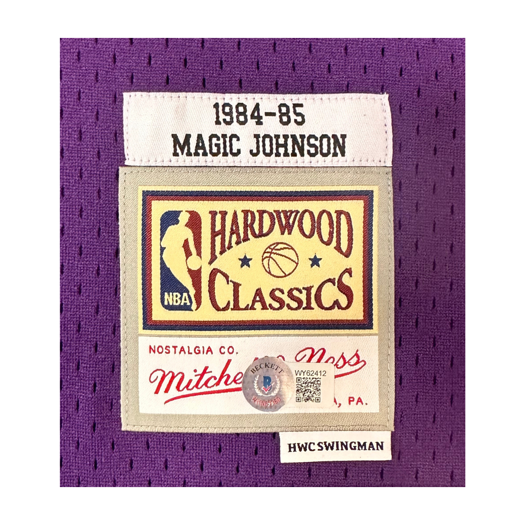 Magic Johnson Los Angeles Lakers Mitchell & Ness Hardwood