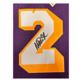 Magic Johnson Los Angeles Lakers Autographed Mitchell and Ness HWC Swingman Jersey - Beckett COA