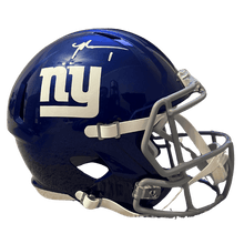 Malik Nabers New York Giants Autographed Full Size Speed Replica Helmet - Fanatics COA