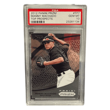 Manny Machado PSA 10 2012 Panini Prizm Top Prospects Card #TP7