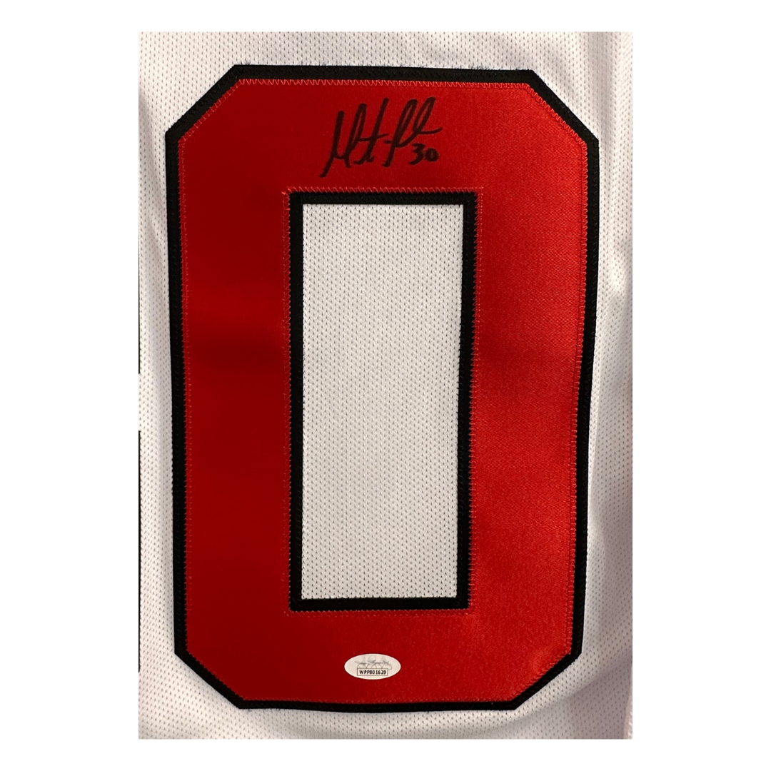 Martin Brodeur New Jersey Devils Autographed White Adidas Authentic Jersey  with HOF 2018 Inscription