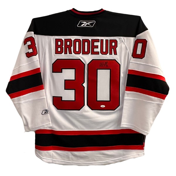Martin Brodeur New Jersey Devils T Shirt Men Medium Adult Red Reebok 30  Goalie