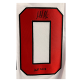 Martin Brodeur New Jersey Devils Autographed Reebok Away Jersey w/ HOF Inscription - JSA COA