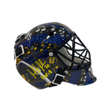 Martin Brodeur St Louis Blues Autographed Mini Goalie Mask w/ "HOF 18" Inscription - JSA COA