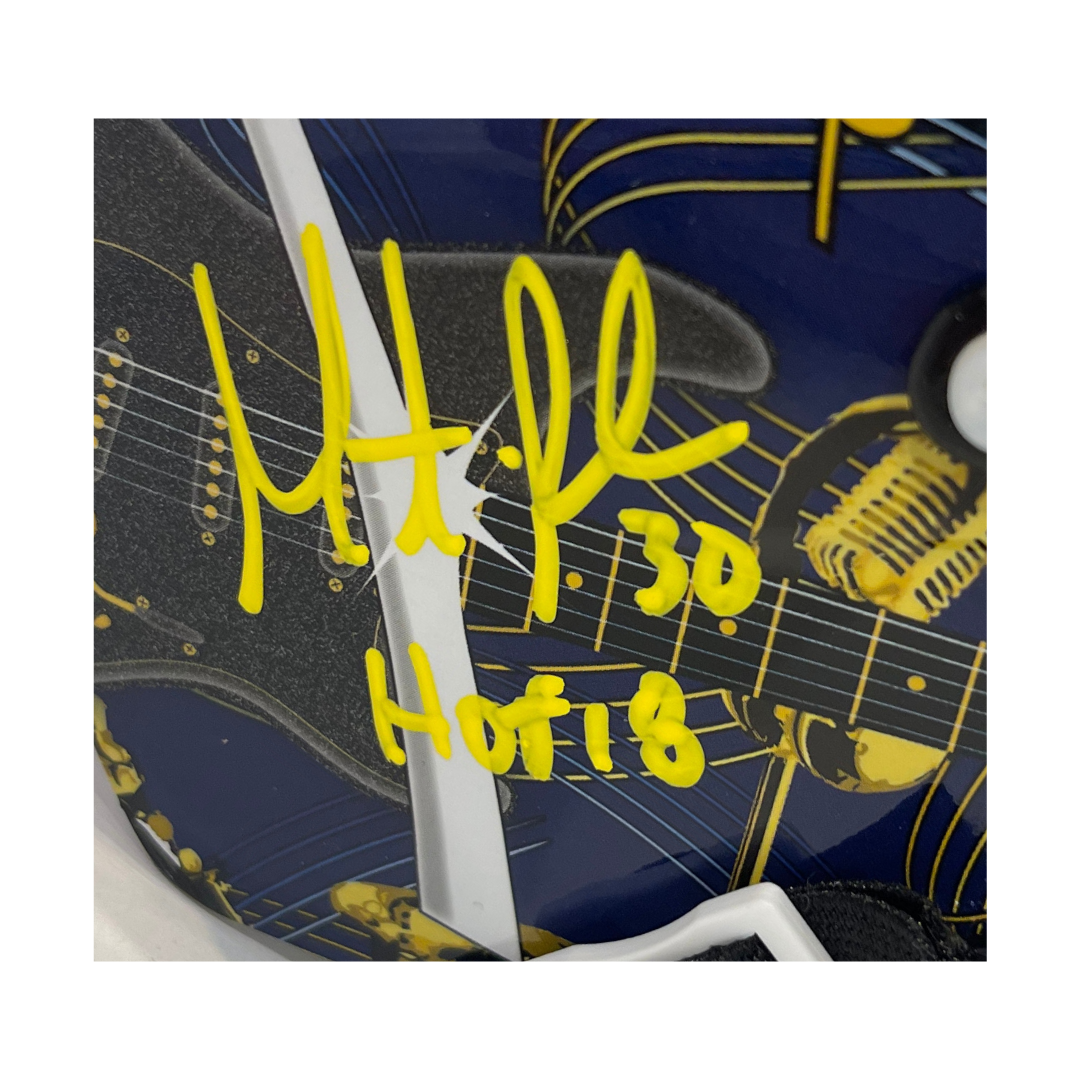 Martin Brodeur St Louis Blues Autographed Mini Goalie Mask w/ "HOF 18" Inscription - JSA COA