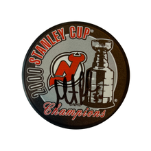 Martin Brodeur New Jersey Devils Autographed 2000 Stanley Cup Champions Puck - JSA COA