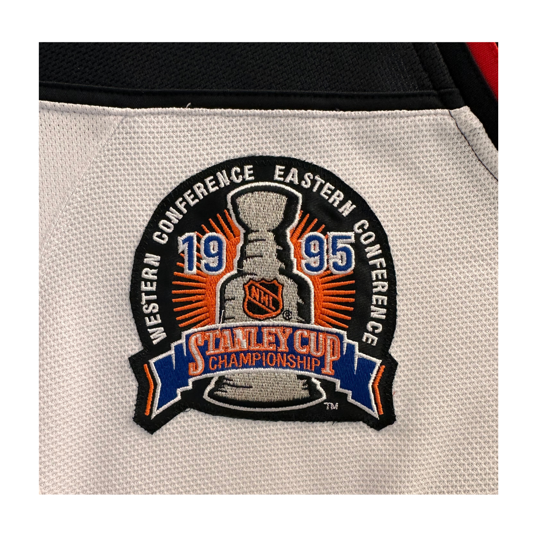 Martin Brodeur New Jersey Devils Autographed Reebok Away Jersey With 1995 Stanley Cup Patch - JSA COA