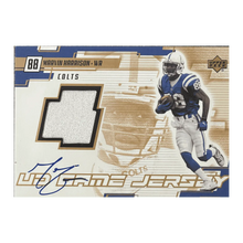 Marvin Harrison 2000 Upper Deck Game Jersey Autograph Patch Card #MH-A