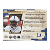 Marvin Harrison 2000 Upper Deck Game Jersey Autograph Patch Card #MH-A
