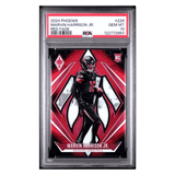 Marvin Harrison Jr PSA 10 2024 Panini Phoenix Red Fade Rookie RC #d/ 299 Card #226