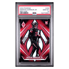 Marvin Harrison Jr PSA 10 2024 Panini Phoenix Red Fade Rookie RC #d/ 299 Card #226