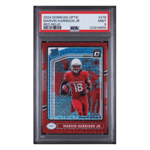 Marvin Harrison Jr PSA 9 2024 Panini Donruss Optic Red Mojo Card #276