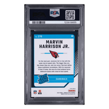 Marvin Harrison Jr PSA 9 2024 Panini Donruss Optic Red Mojo Card #276