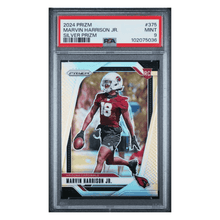 Marvin Harrison Jr PSA 9 2024 Panini Prizm Silver Card #375