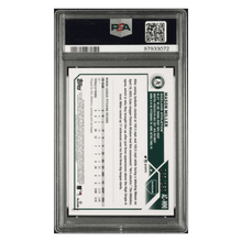 Mason Miller PSA 9 2023 Topps Chrome Update Autograph Blue Raywave Refractor #d/150 Card #ACMMI