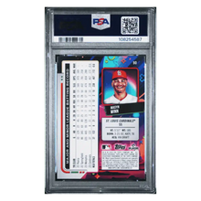 Masyn Winn PSA 10 2024 Topps Chrome Cosmic Gold Interstellar Refractor Rookie RC #d/ 50 Card #90