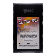 Masyn Winn SGC 9.5 2024 Topps Big League Lets Go 14/50 Card #LG-7