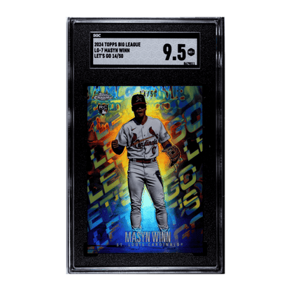 Masyn Winn SGC 9.5 2024 Topps Big League Lets Go 14/50 Card #LG-7