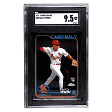 Masyn Winn SGC 9.5 2024 Topps Chrome Rookie RC Card #189