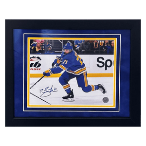 Mathieu Joseph St Louis Blues Autographed Framed 8x10 Photo - Fan Cave COA