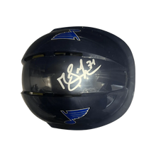Mathieu Joseph St Louis Blues Autographed Mini Replica Blue Helmet - Fan Cave COA