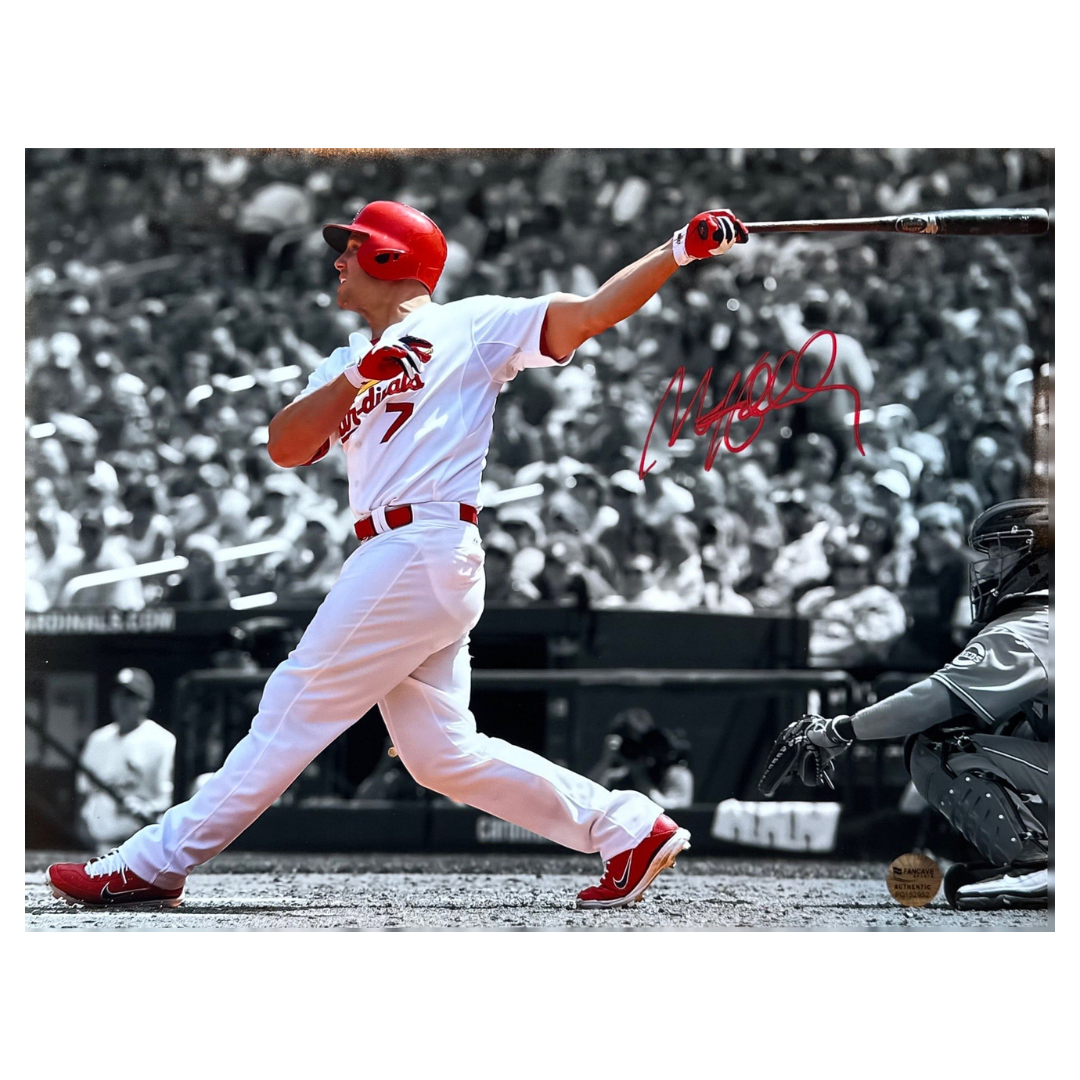 Matt Holliday St Louis Cardinals Autographed Spotlight 11x14 Photo - Fan Cave COA