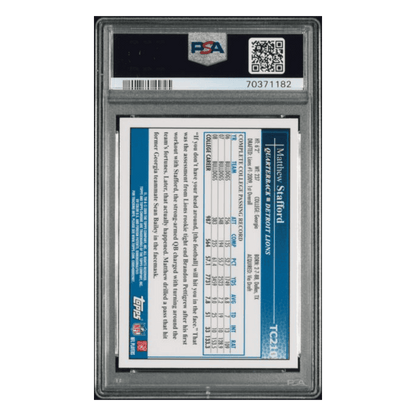 Matthew Stafford PSA 9 2009 Topps Chrome Card #TC210