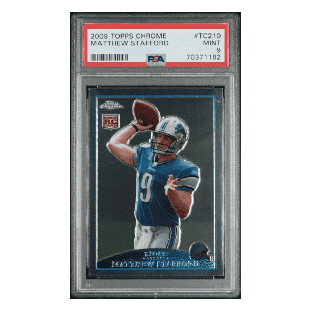 Matthew Stafford PSA 9 2009 Topps Chrome Card #TC210
