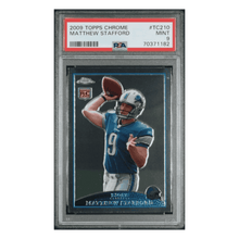 Matthew Stafford PSA 9 2009 Topps Chrome Card #TC210