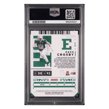 Maxx Crosby PSA 9 2020 Panini Contenders Draft Picks Building Blocks #d/ 10 Card #70