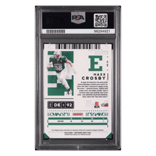 Maxx Crosby PSA 9 2020 Panini Contenders Draft Picks Building Blocks #d/ 10 Card #70
