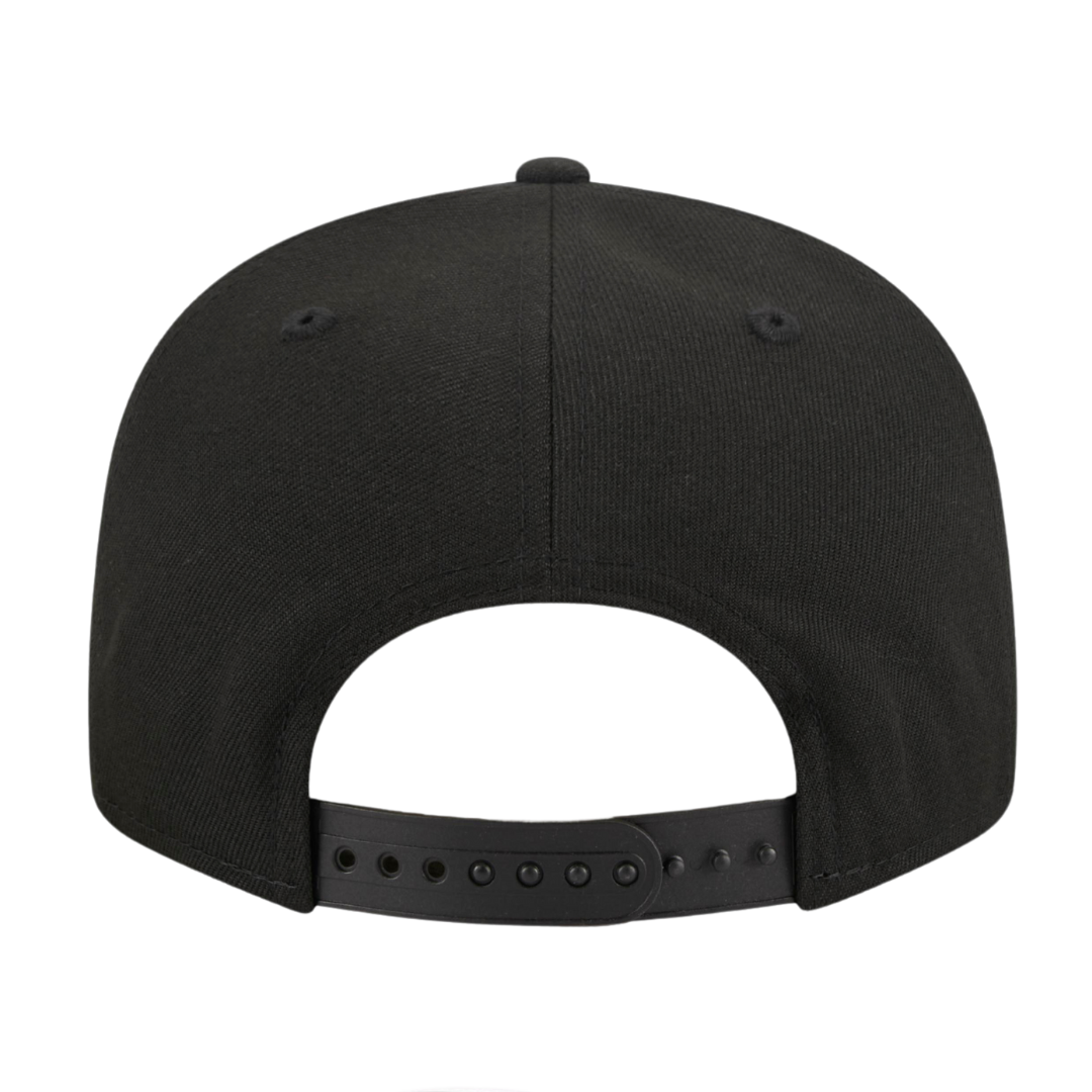 Las Vegas Raiders Metallic Burst Logo New Era Black/Silver 9FIFTY Adjustable Snapback Hat