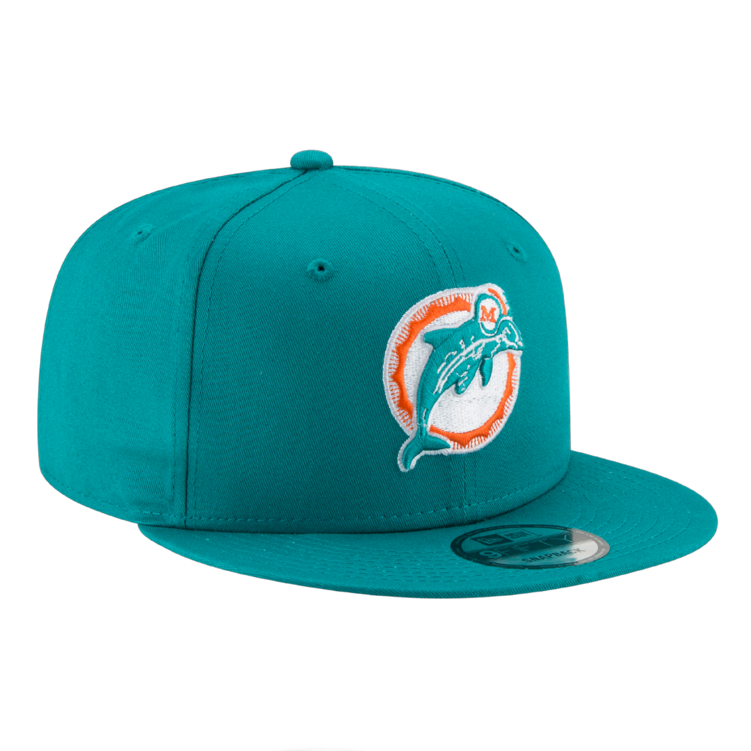 Miami Dolphins Throwback Basic 9FIFTY Snapback Hat