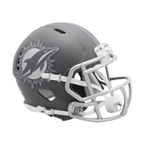 Miami Dolphins Slate Speed Riddell Mini Football Helmet