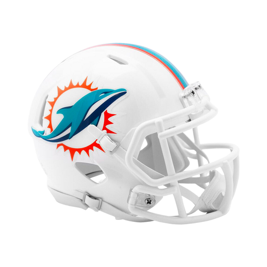 Miami Dolphins Speed Riddell Mini NFL Football Helmet