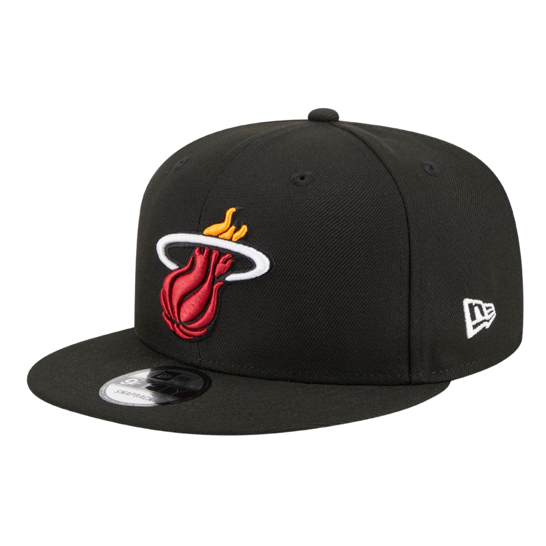 Miami Heat Eastern Conference Patch New Era Black 9FIFTY Adjustable Snapback Hat