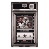 Micah Parsons PSA 9 2022 Panini Playbook Hash Marks Gold Autograph #d/99 Card #HMMP