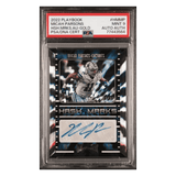 Micah Parsons PSA 9 2022 Panini Playbook Hash Marks Gold Autograph #d/99 Card #HMMP