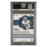 Micah Parsons PSA 9 2021 Panini Mosaic Camp Pink Rookie RC Card #362