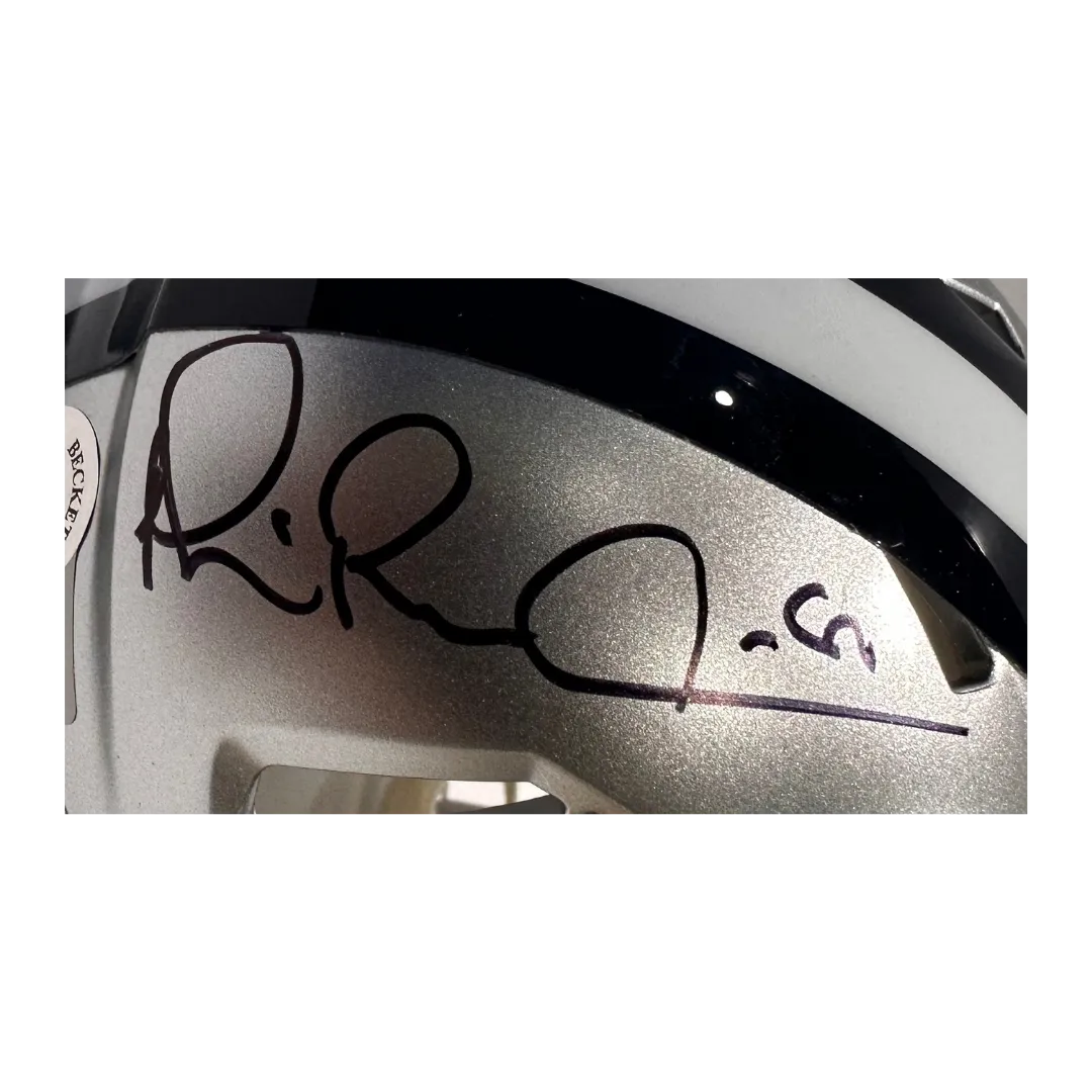Michael Irvin Dallas Cowboys Autographed Mini Speed Helmet - Beckett COA
