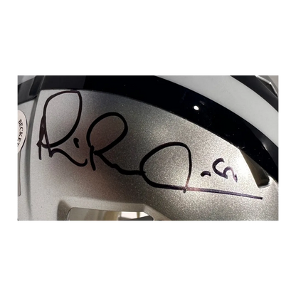 Michael Irvin Dallas Cowboys Autographed Mini Speed Helmet - Beckett COA
