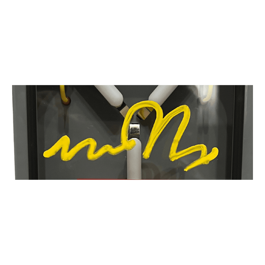 Michael J Fox Signed Back to the Future Flux Capacitor Light - Beckett COA