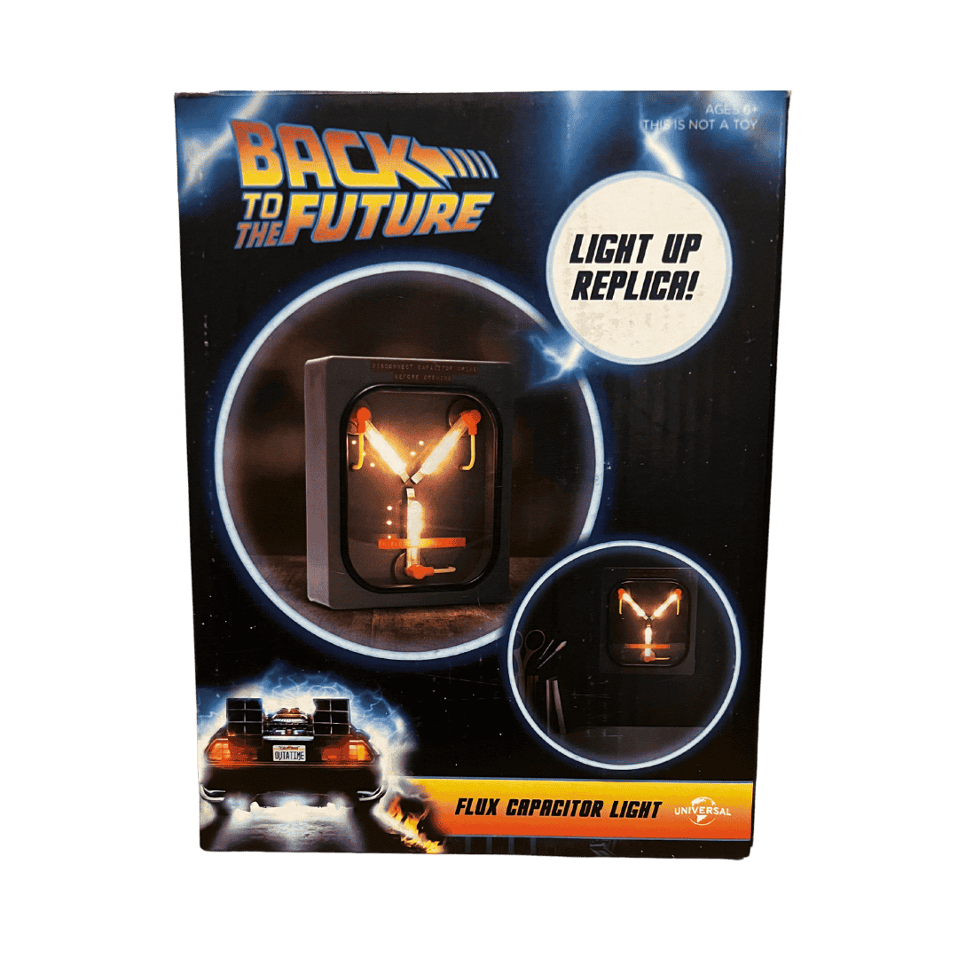 Michael J Fox Signed Back to the Future Flux Capacitor Light - Beckett COA